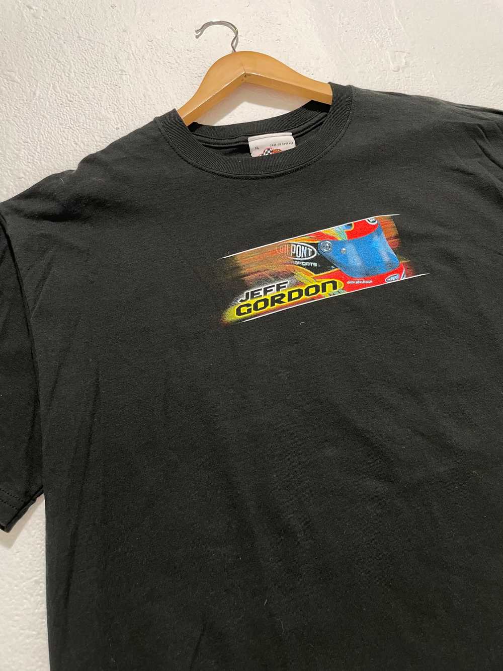 Vintage 2000s NWT Jeff Gordon Nascar Black T-Shir… - image 2