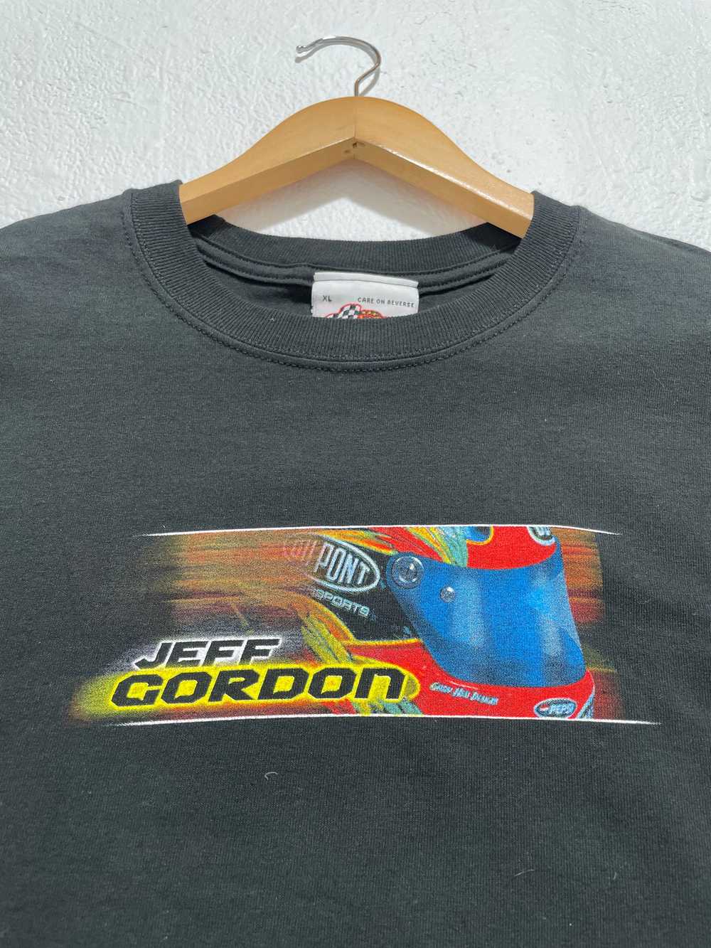 Vintage 2000s NWT Jeff Gordon Nascar Black T-Shir… - image 3