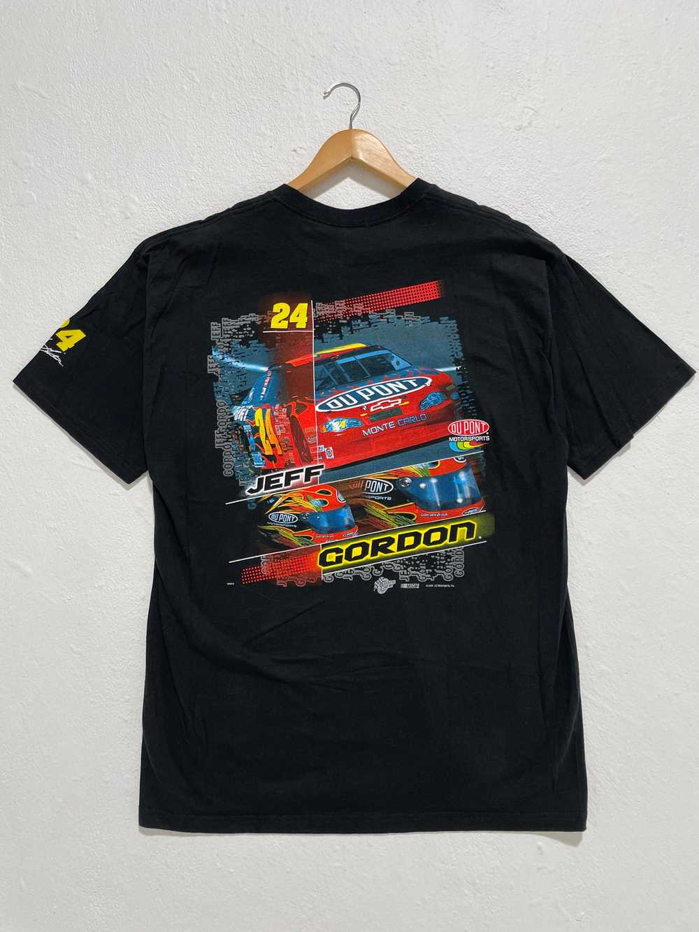 Vintage 2000s NWT Jeff Gordon Nascar Black T-Shir… - image 5