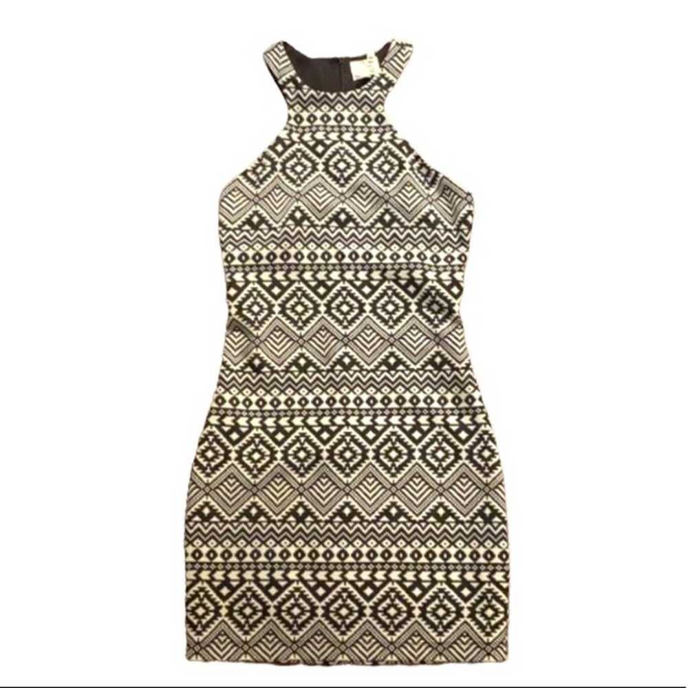 NWOT Parker Black & White Geo-Print Jacquard Dress - image 2