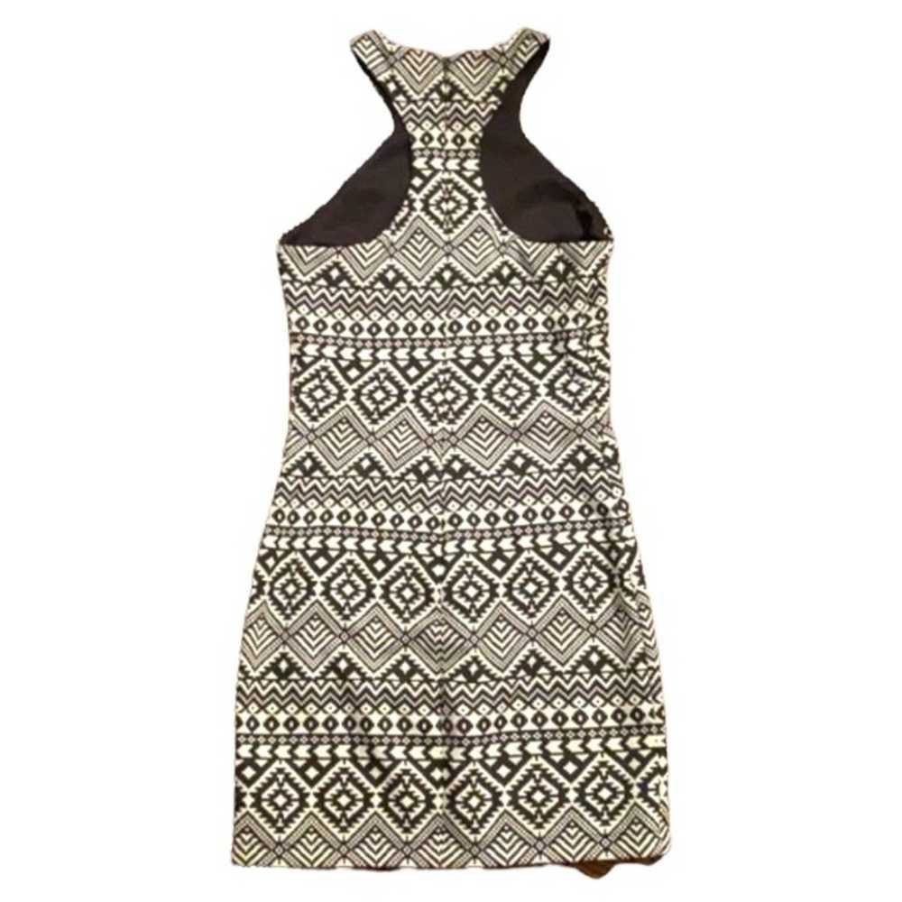 NWOT Parker Black & White Geo-Print Jacquard Dress - image 4