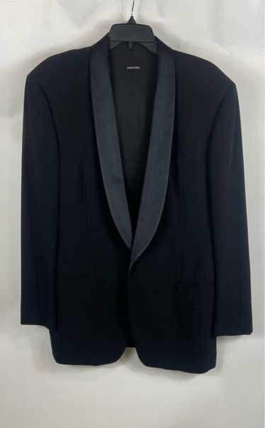 Giorgio Armani Black Silk Trim 3 Pc Tuxedo - Size 