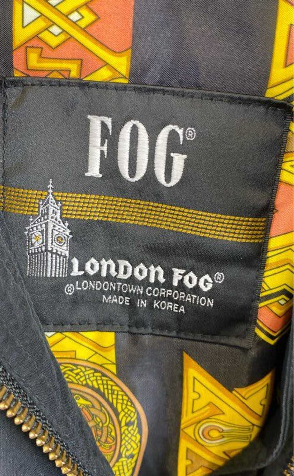 London Fog Womens Black Long Sleeve Hooded Long R… - image 3