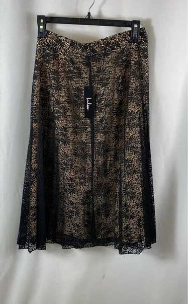 NWT Lulus Womens Black Beige Overlay Lace Party We