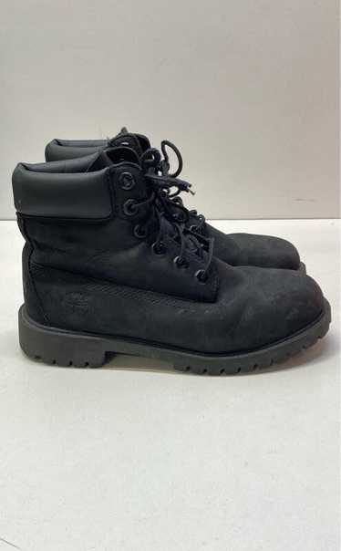 Timberland Nubuck Waterproof Combat Boots Black 4