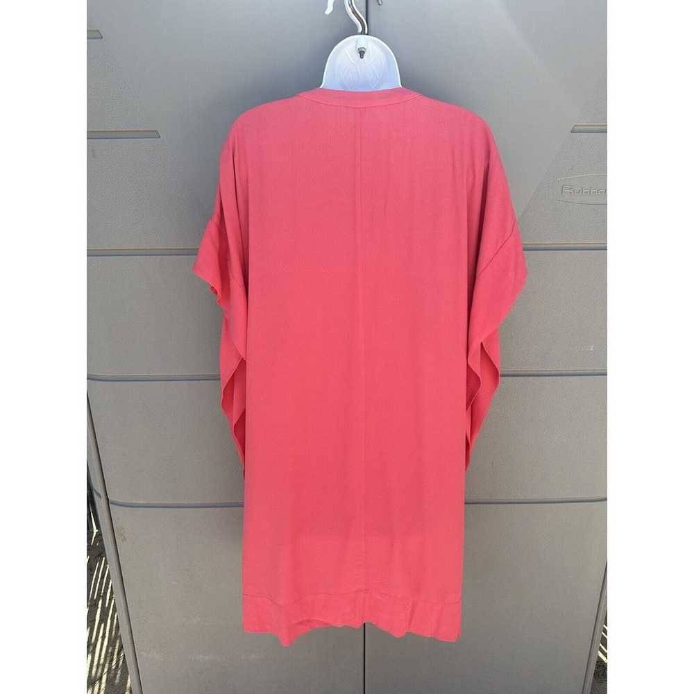 Diane von Furstenberg Size S Vintage Coral Kaftan… - image 7