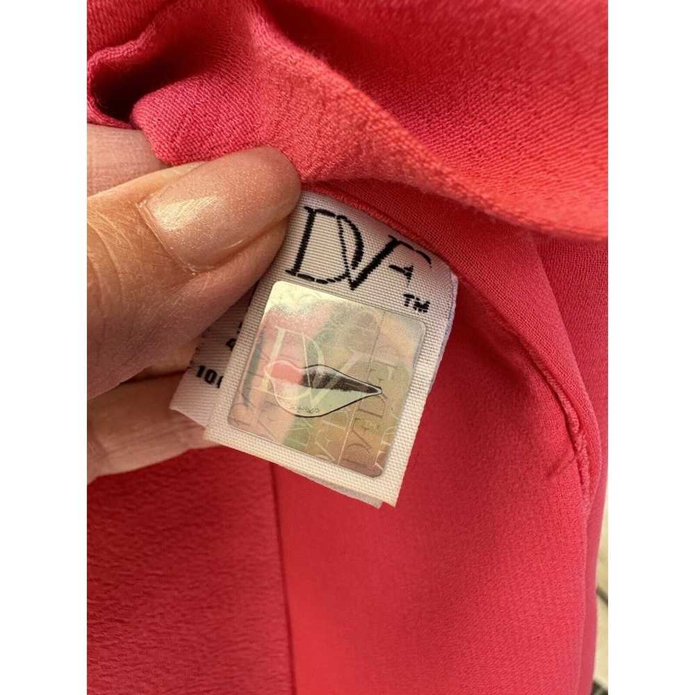 Diane von Furstenberg Size S Vintage Coral Kaftan… - image 9