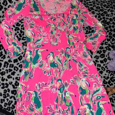 Hot pink Lilly Pulitzer dress