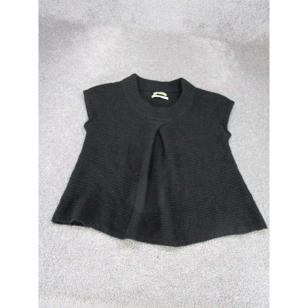 Velvet Velvet Sweater Vest Womens Medium Black Ca… - image 1