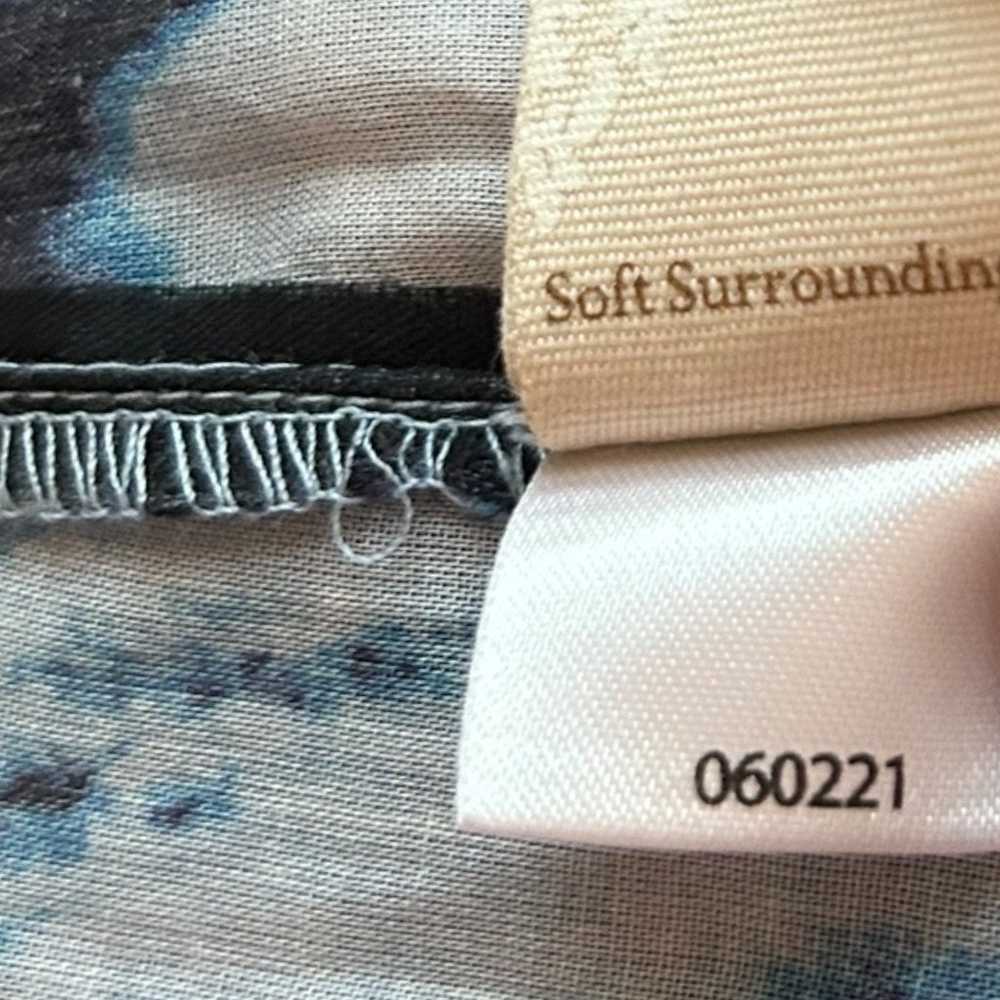 Soft Surroundings Maxi Kaftan Dress Cotton Tie Dy… - image 9