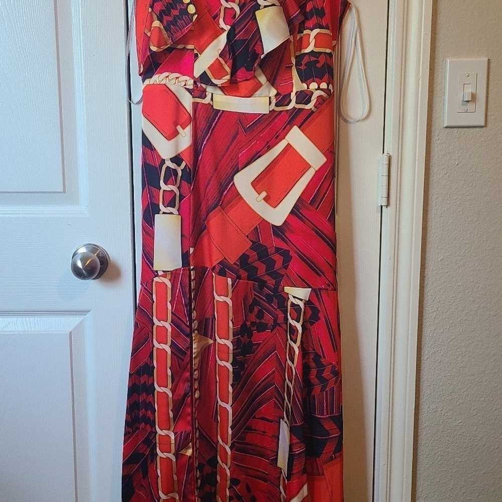 Red Marciano Dress Size 8 US (Thigh slit) - image 2