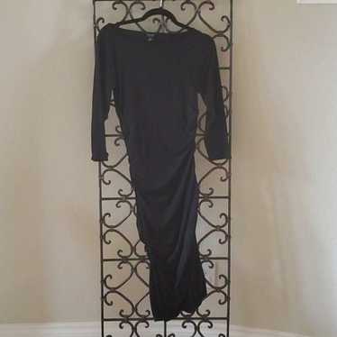 ANN TAYLOR Black Ruched Dress - Size 4