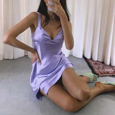 Lavender mini dress