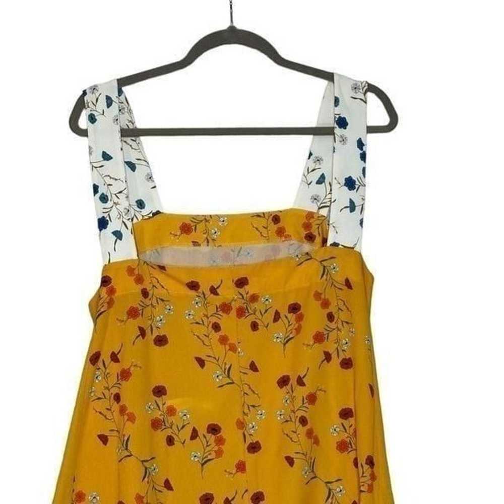 Zara Yellow Floral Handkerchief Dress | Size L - image 10