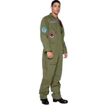 Leg Avenue TopGun USA Costume Pilot Flightsuit Ar… - image 1