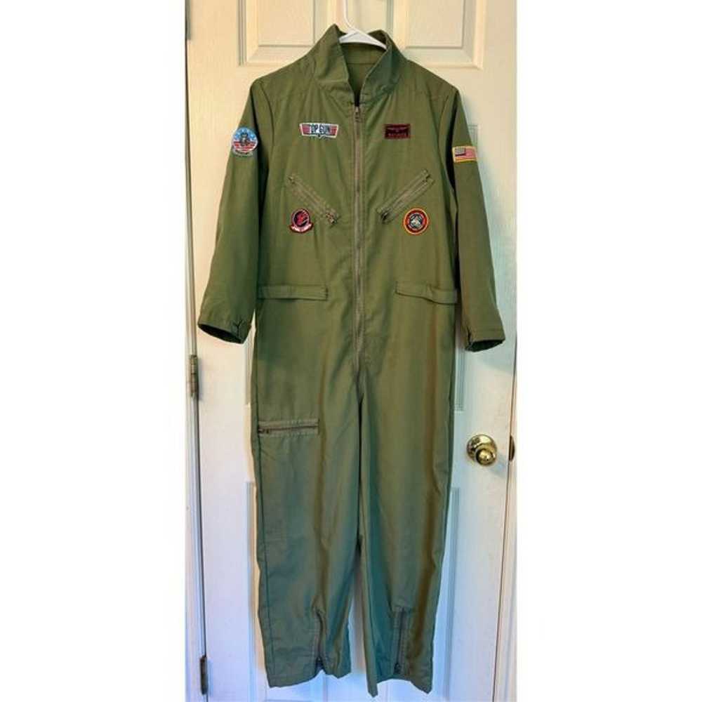 Leg Avenue TopGun USA Costume Pilot Flightsuit Ar… - image 2