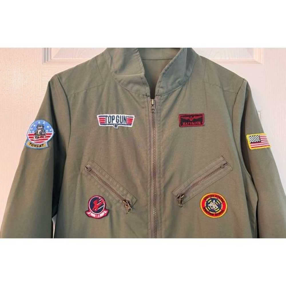 Leg Avenue TopGun USA Costume Pilot Flightsuit Ar… - image 3