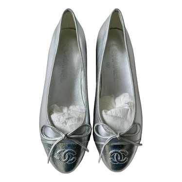 Chanel Cambon leather ballet flats - image 1