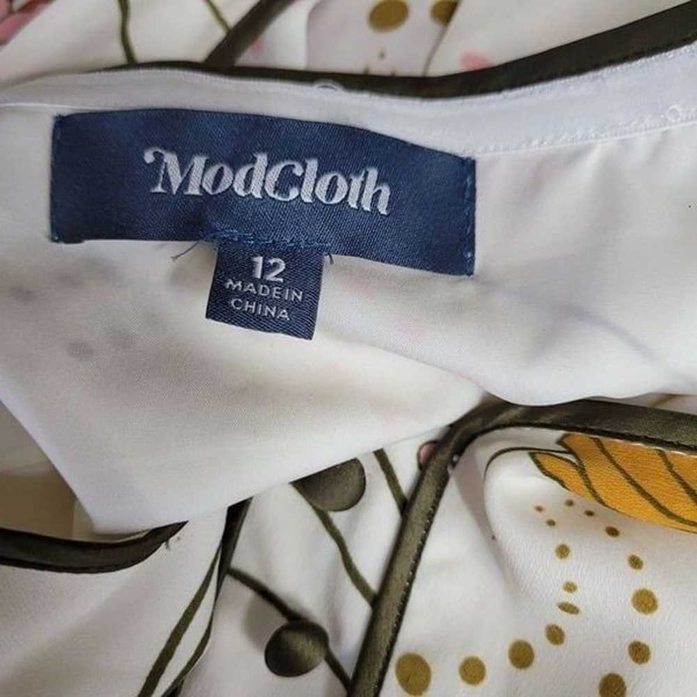 Modcloth Dress Halter Maxi Bohemian Nostalgia Que… - image 12