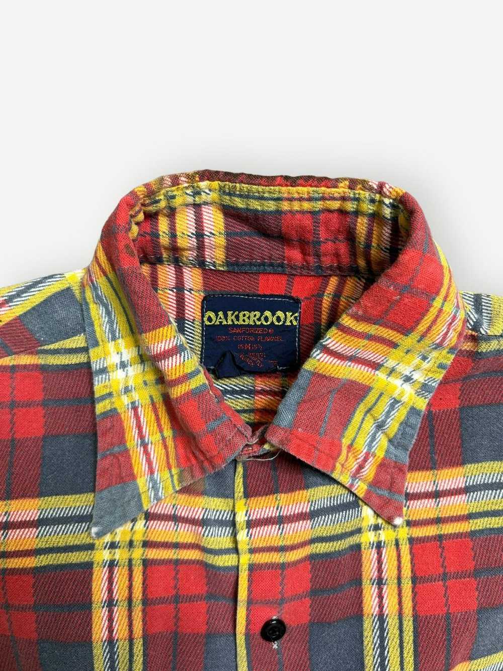 Vintage Vintage 60s Oak Brook Sanforized Flannel … - image 4