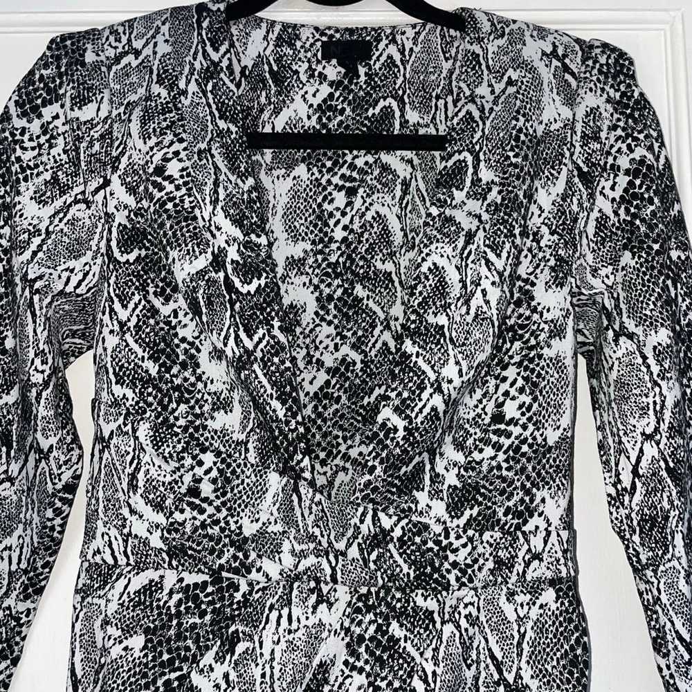 NWOT Revolve $220 NBD Jamie Python Snake Print Mi… - image 5