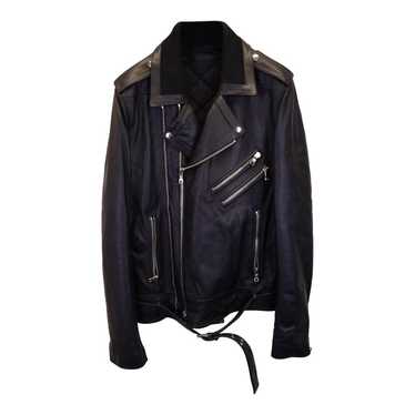 Balmain Leather biker jacket