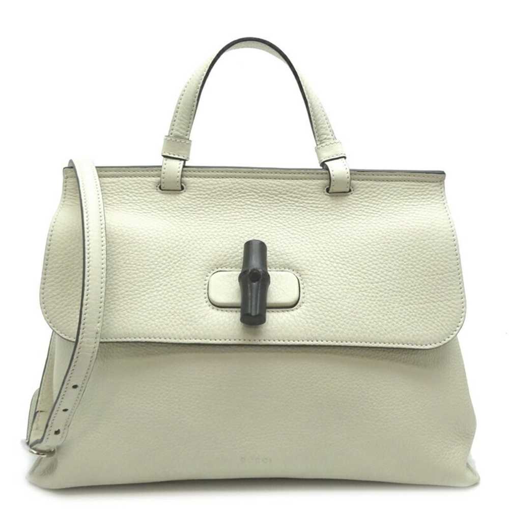 Gucci Gucci Bamboo Daily Women's Handbag 392013 L… - image 1