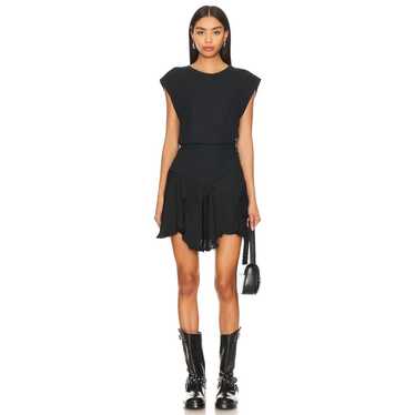 Free People Womens Jazzy Mini Dress Black Size Med