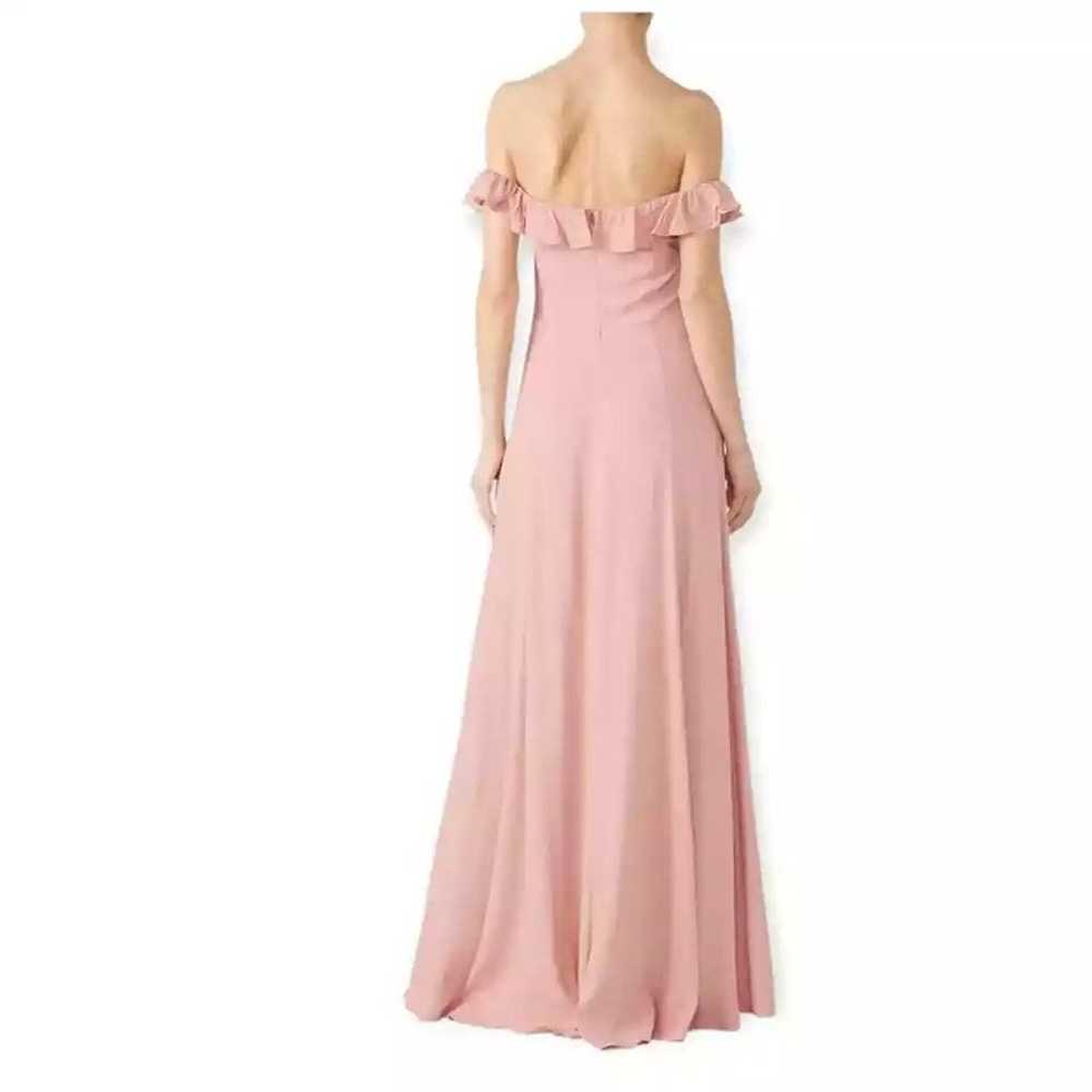 Reformation Verbena Off the Shoulder Ruffle Gown … - image 3