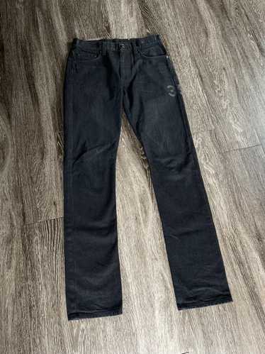 Burberry Burberry Black Straight Leg Denim Pants