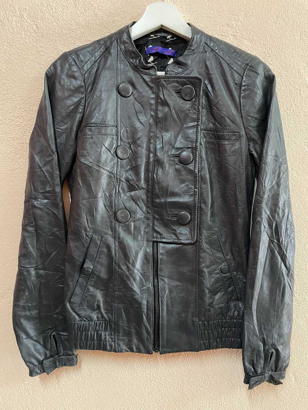 Leather Jacket × Made In Usa × Modern Amusement M… - image 2