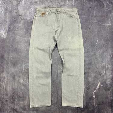 Levi's × Streetwear × Vintage 90s Gray Levi's 501… - image 1