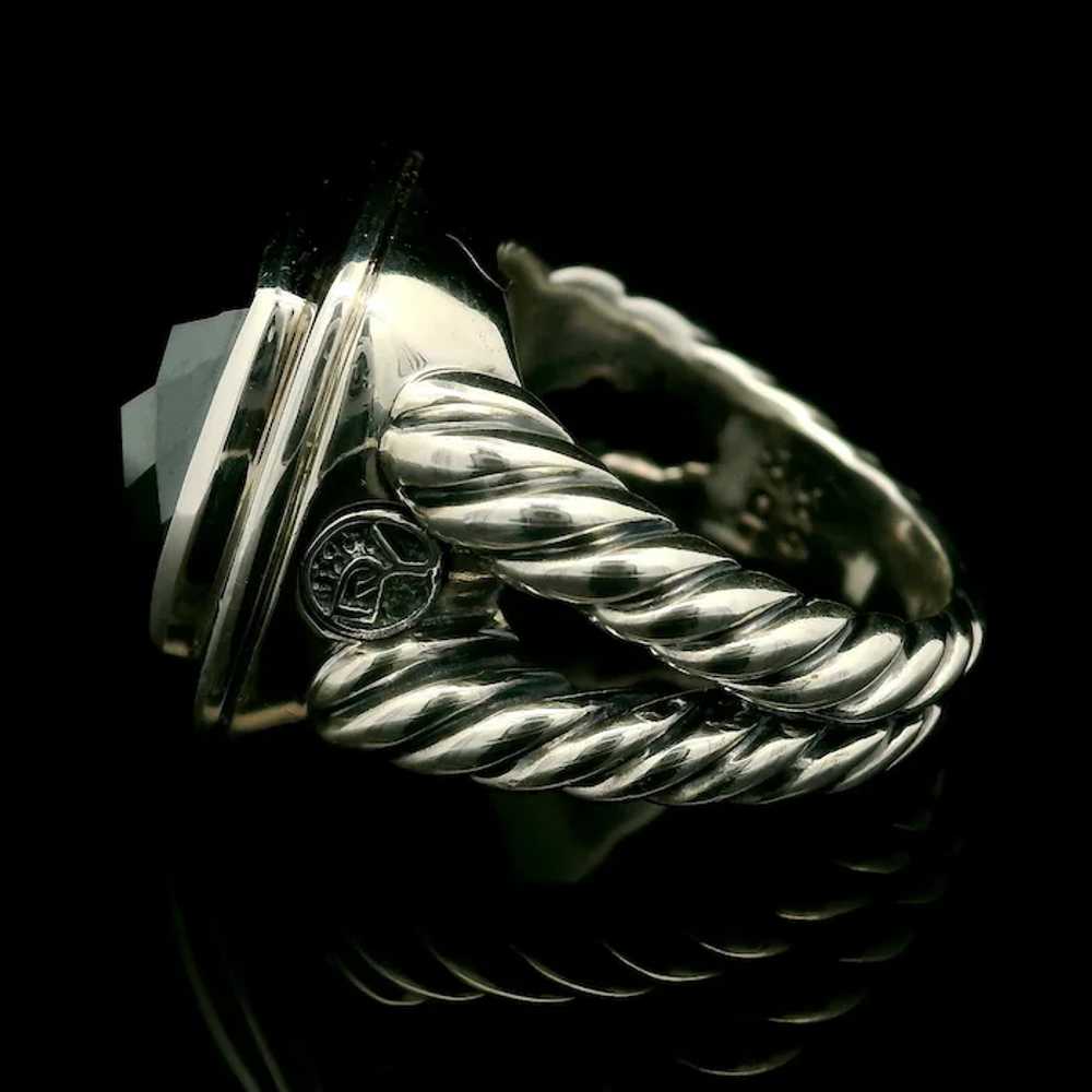 David Yurman Albion 14mm Hematite Split Cable Sho… - image 4