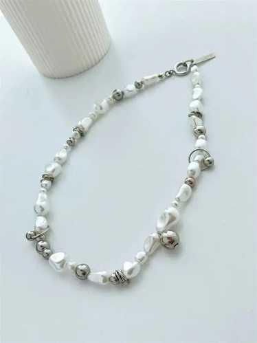 Jewelry × Streetwear × Vintage Pearl Necklace Bead