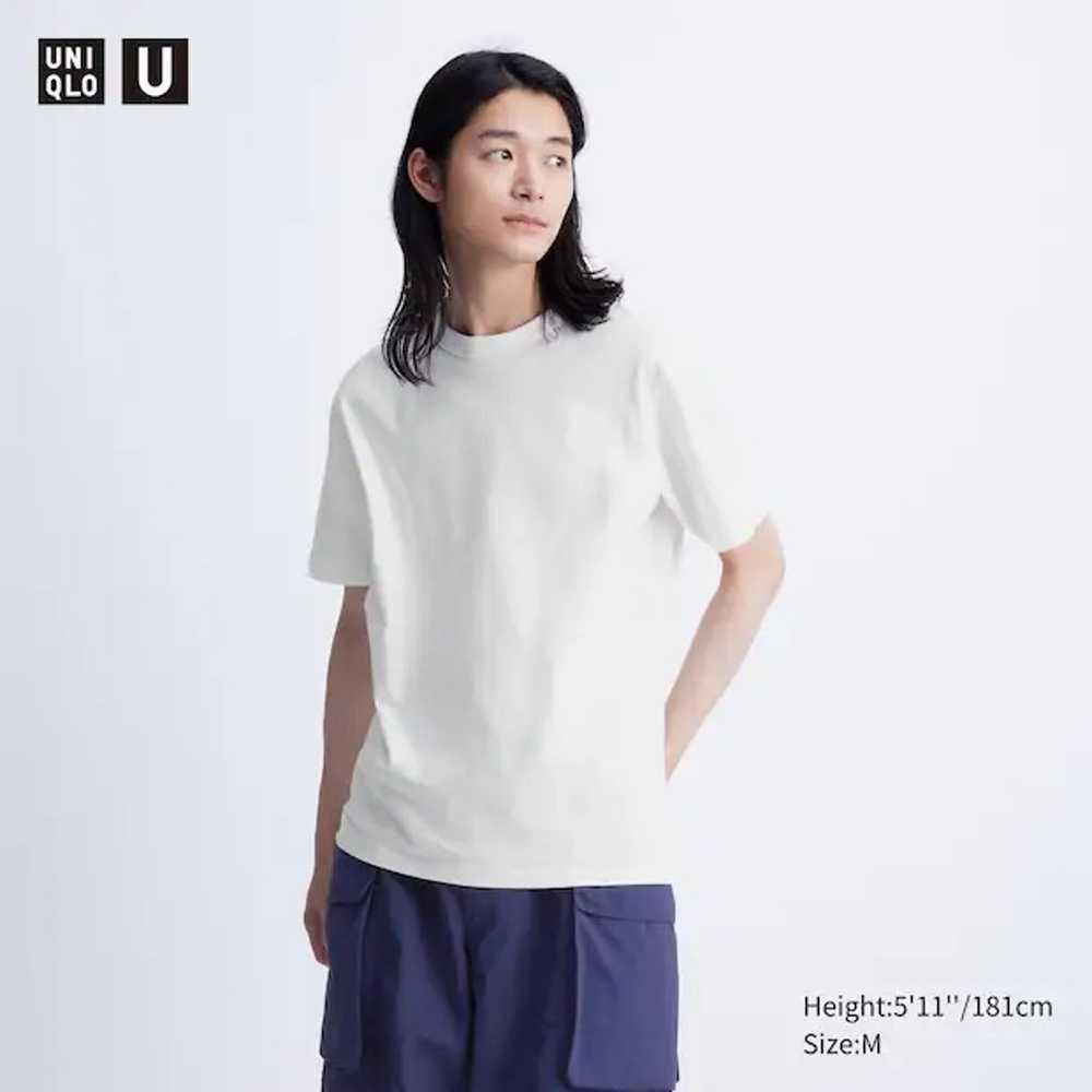 Uniqlo U Crew Neck T-Shirt - White - Large - image 1