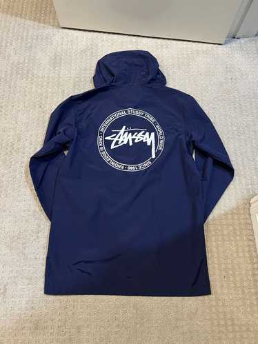 Stussy Knowledge is King raincoat