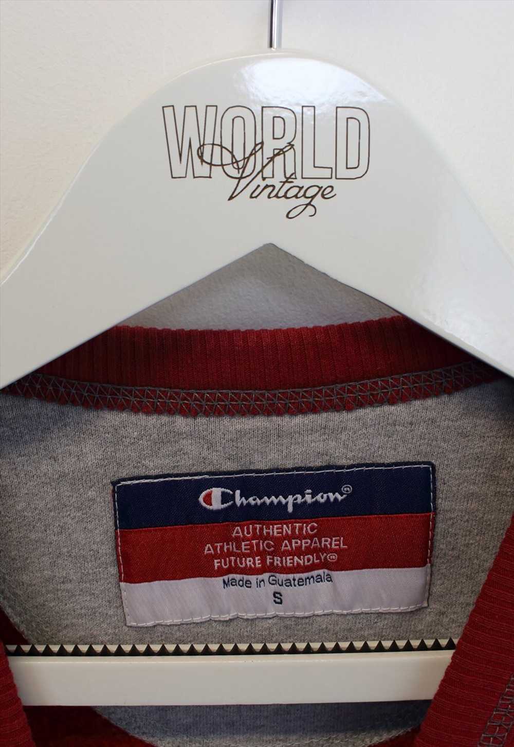 Vintage Champion Stone Harbor sweatshirt in red. … - image 3