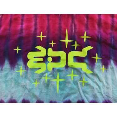 EDC Insomnia Tie Dye T-Shirt, Multicolor, Size Me… - image 1