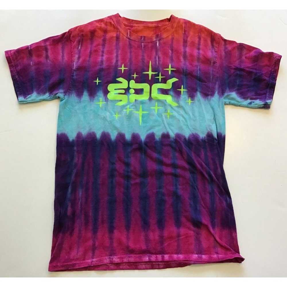 EDC Insomnia Tie Dye T-Shirt, Multicolor, Size Me… - image 2