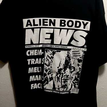 Alien Body news t shirt - image 1