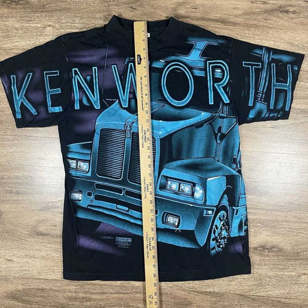 Vintage 1997 Kenworth Truck T Shirt Mens L Black … - image 10