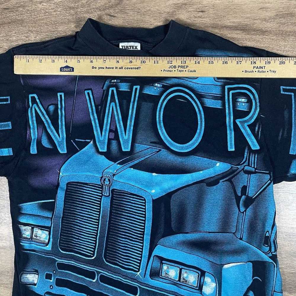 Vintage 1997 Kenworth Truck T Shirt Mens L Black … - image 8