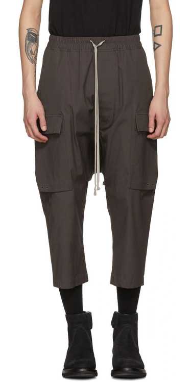 Rick Owens Drawstring Cropped Cargo Pants - image 1