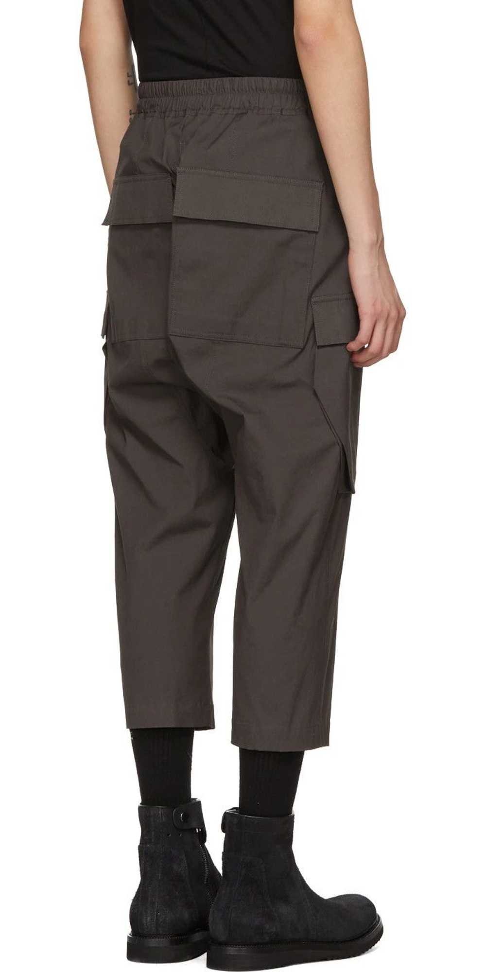 Rick Owens Drawstring Cropped Cargo Pants - image 4