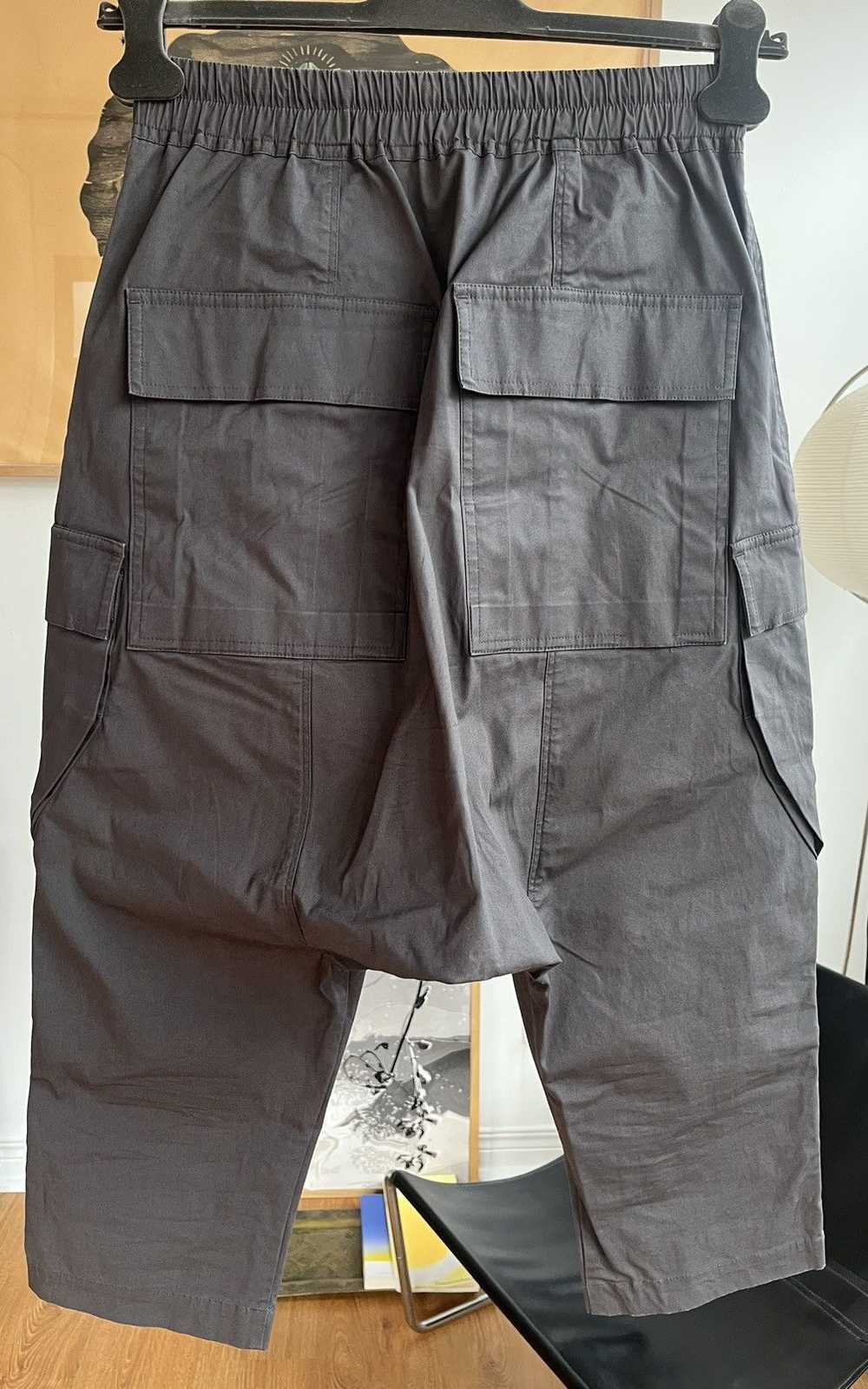 Rick Owens Drawstring Cropped Cargo Pants - image 6