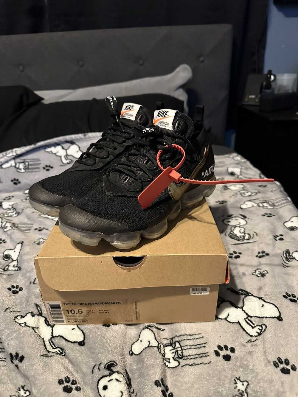 Nike Nike off white vapor max black 10.5 used - image 1