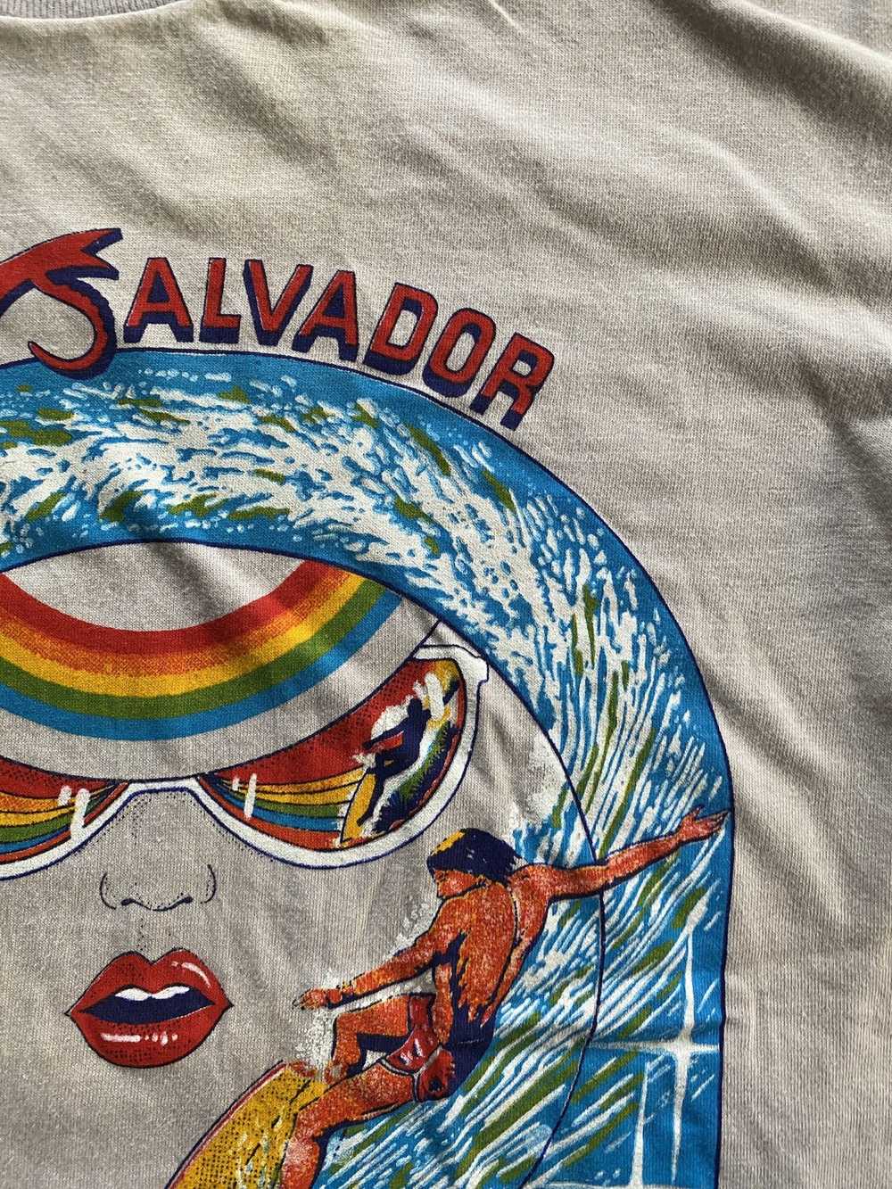 Vintage Vintage 80’s El Salvador Beach Surf Singl… - image 5