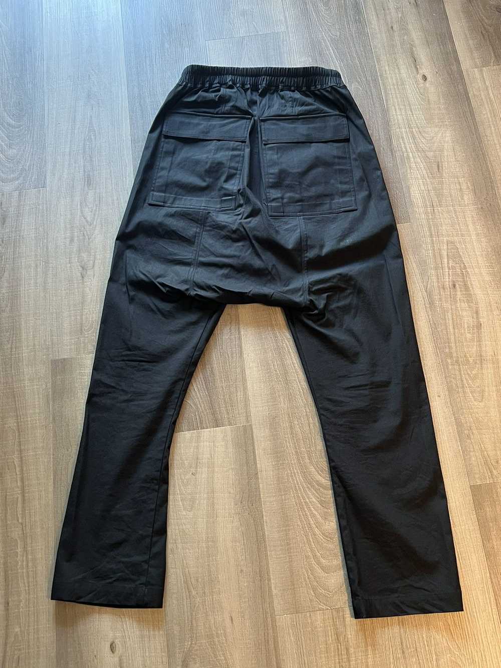 Rick Owens Rick Owens black drawstring trousers - image 2