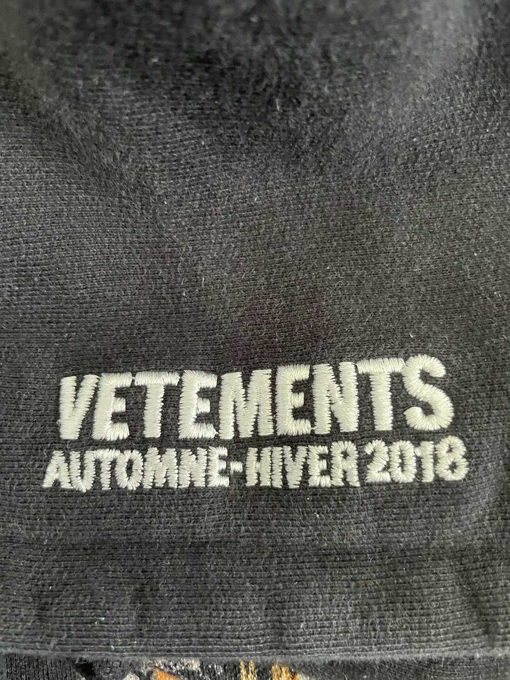 Vetements Vetements Misplaced Skull Hoodie - image 3