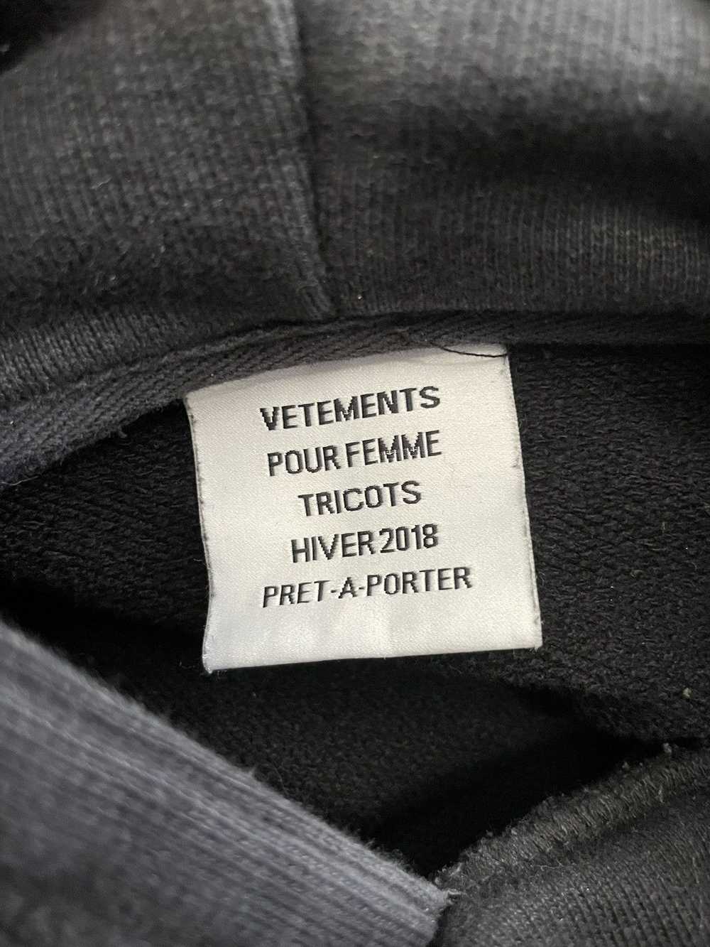 Vetements Vetements Misplaced Skull Hoodie - image 4